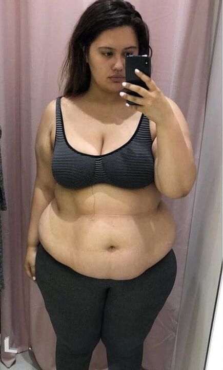 Je détestais mon corps à cause des kilos en trop.